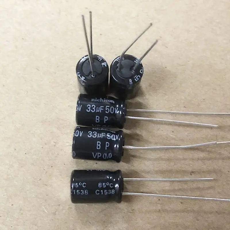 20 個 35V 33uf BP 50V 22uf 無極性オーディオ電解コンデンサ 50V 33uf 8X11mm
