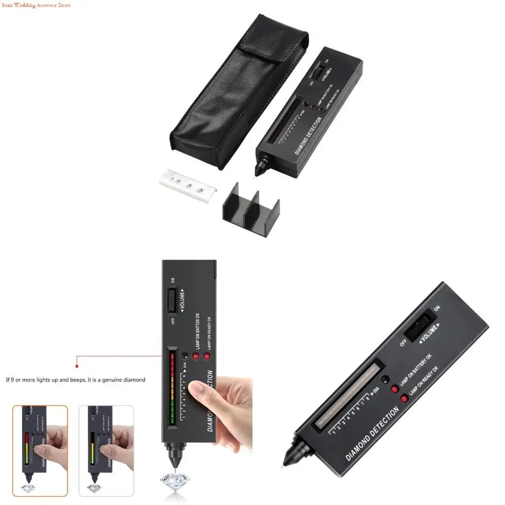 

G92D Высокоточное устройство для тестирования бриллиантов Светодиодный дисплей Тестер бриллиантов Профессиональный инструмент