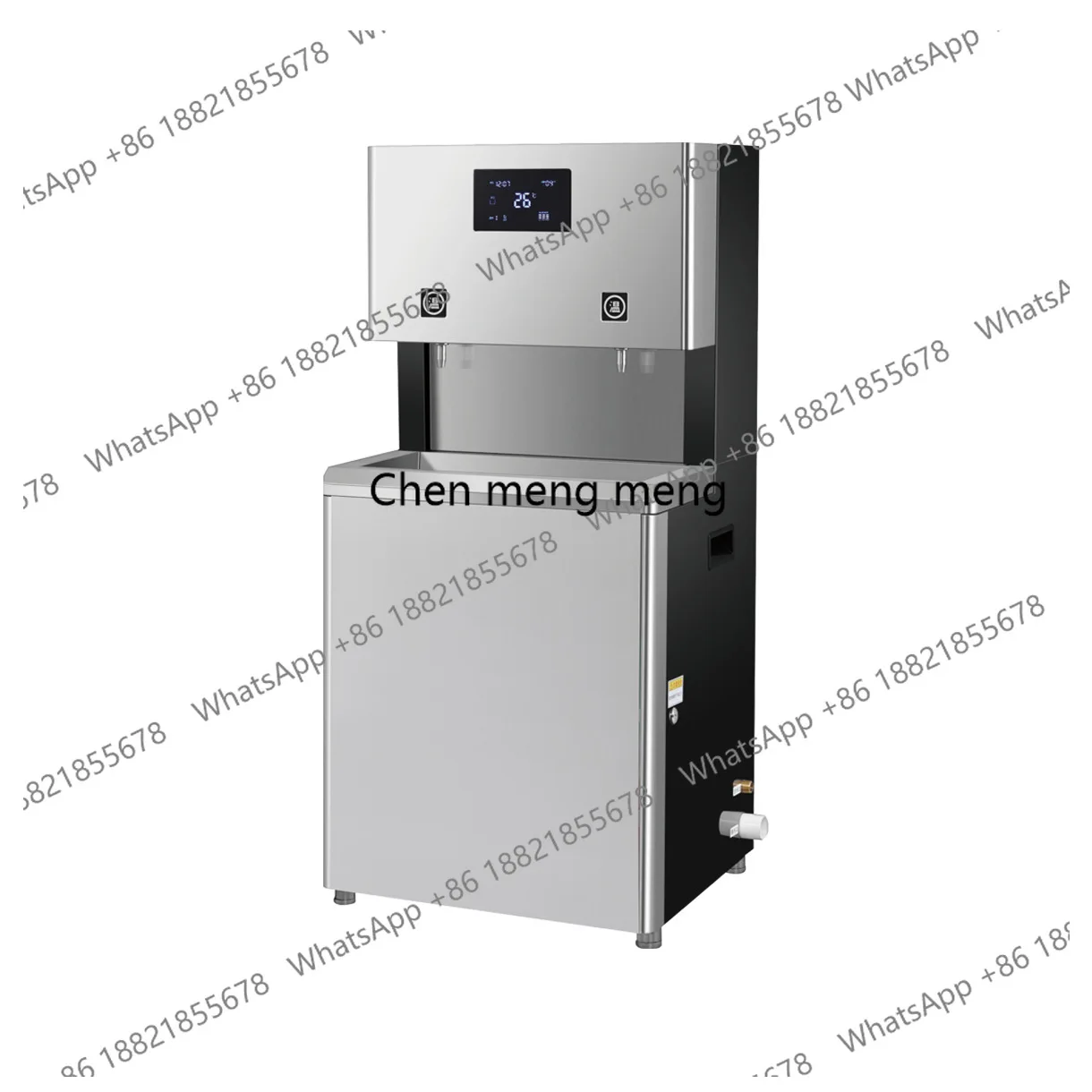 

Commercial stainless steel water dispenser safety double temperature anti-scalding direct drinking water dispenser campus