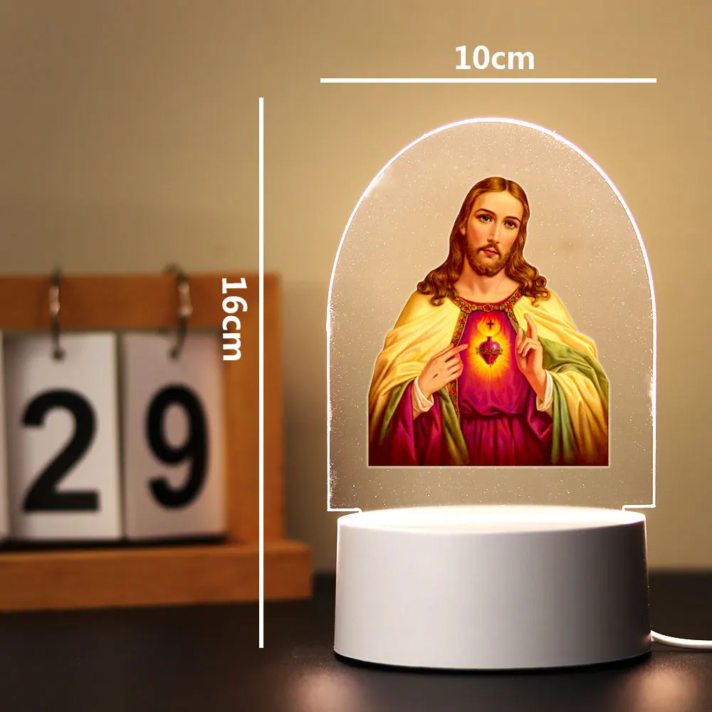 Jesus Kids Night Light For Bedroom Decor Birthday Gift