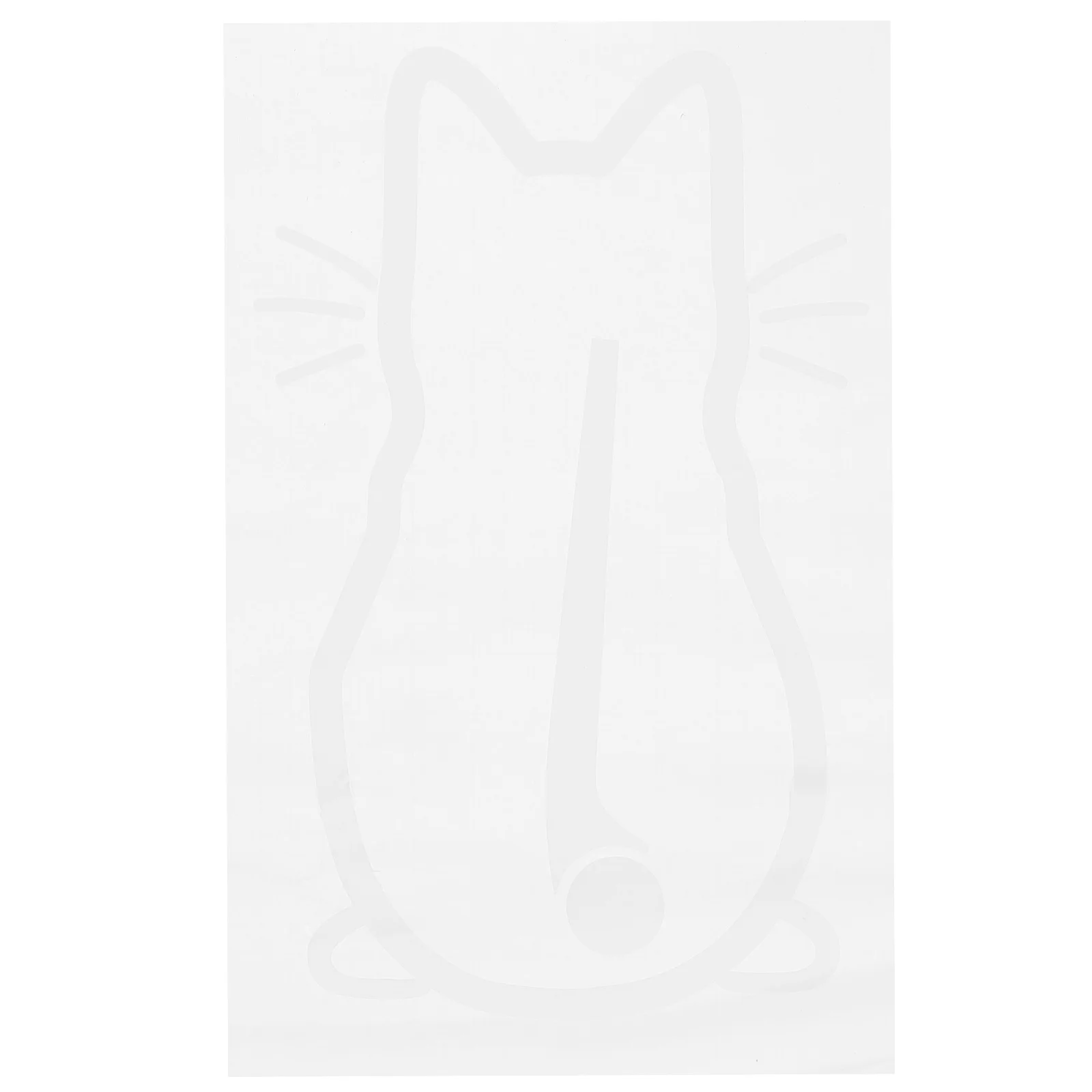 

Cat Waving Tail Decorative Car Window Sticker Unique Funny Design Car Decal for Laptop Vehicle Windshield Decals for Cars