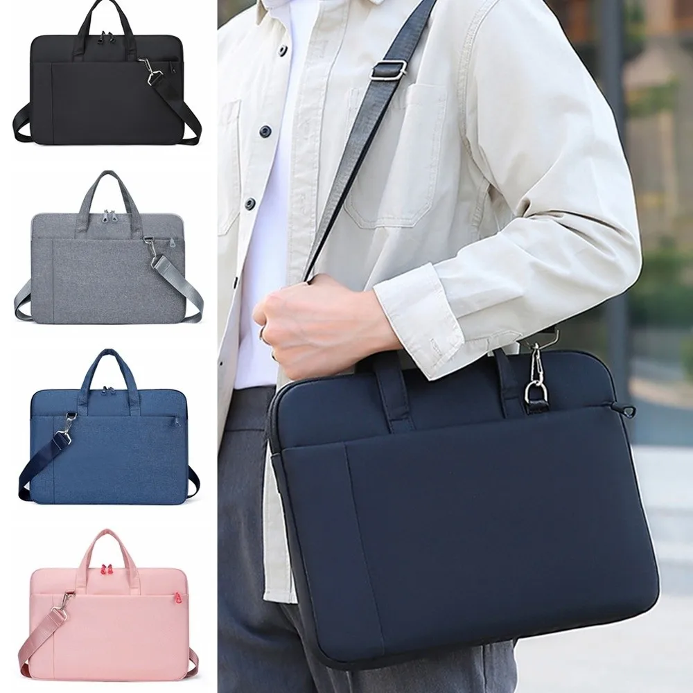 Shoulder Strap Business Laptop Bag Briefcase 14 Inch Portable Laptop Bags Waterproof with Handle Laptop Shoulder Bag Office Use
