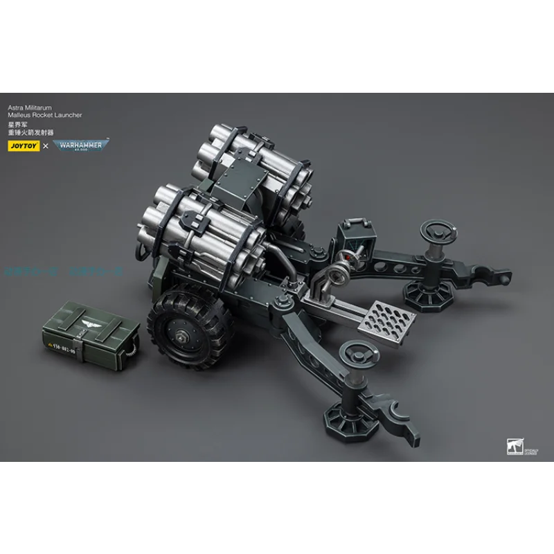 JOYTOY fuente oscura warhammer 40K estrella ejército macro sonido campo arma martillo pesado lanzador de cohetes cohete ejército conjunto escultura figuras