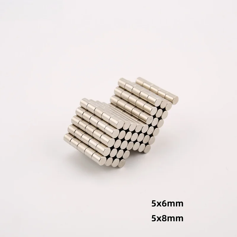 5x6 مللي متر مغناطيس قوي مستدير 5*6 مللي متر لتنظيم المذكرات والصور DIY على الثلاجات والخزائن 5x6 مللي متر #1