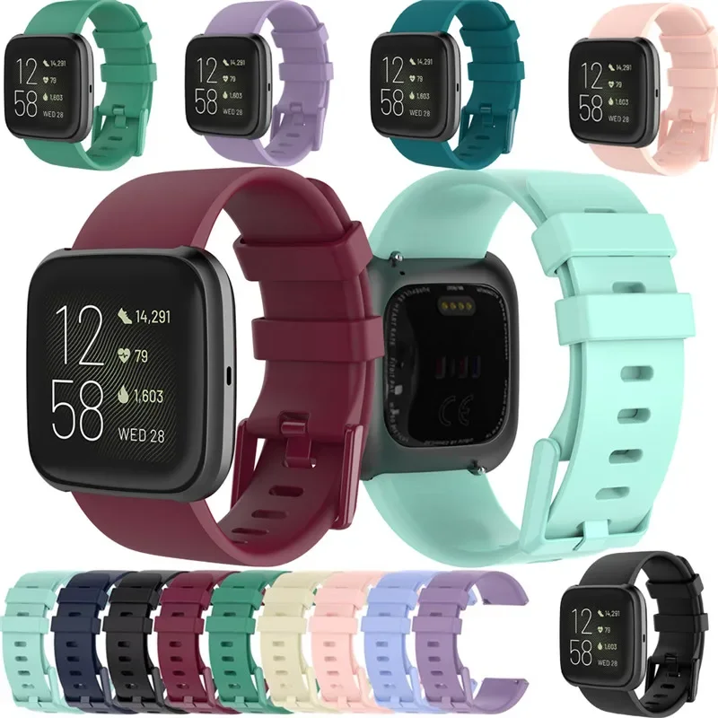 Strap for Fitbit Versa/Versa2/Versa Lite Smart watch Replacment Band Sport Silicone Bracelet for Fitbit Blaze Wristband