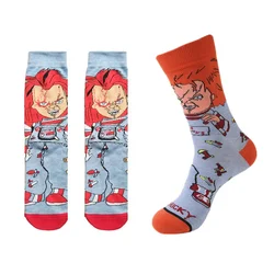 Funny Chucky Adult Stocking Good Guys Anime Cosplay Cartoon Sports Novelty Socks Christmas Festival Daily Wear