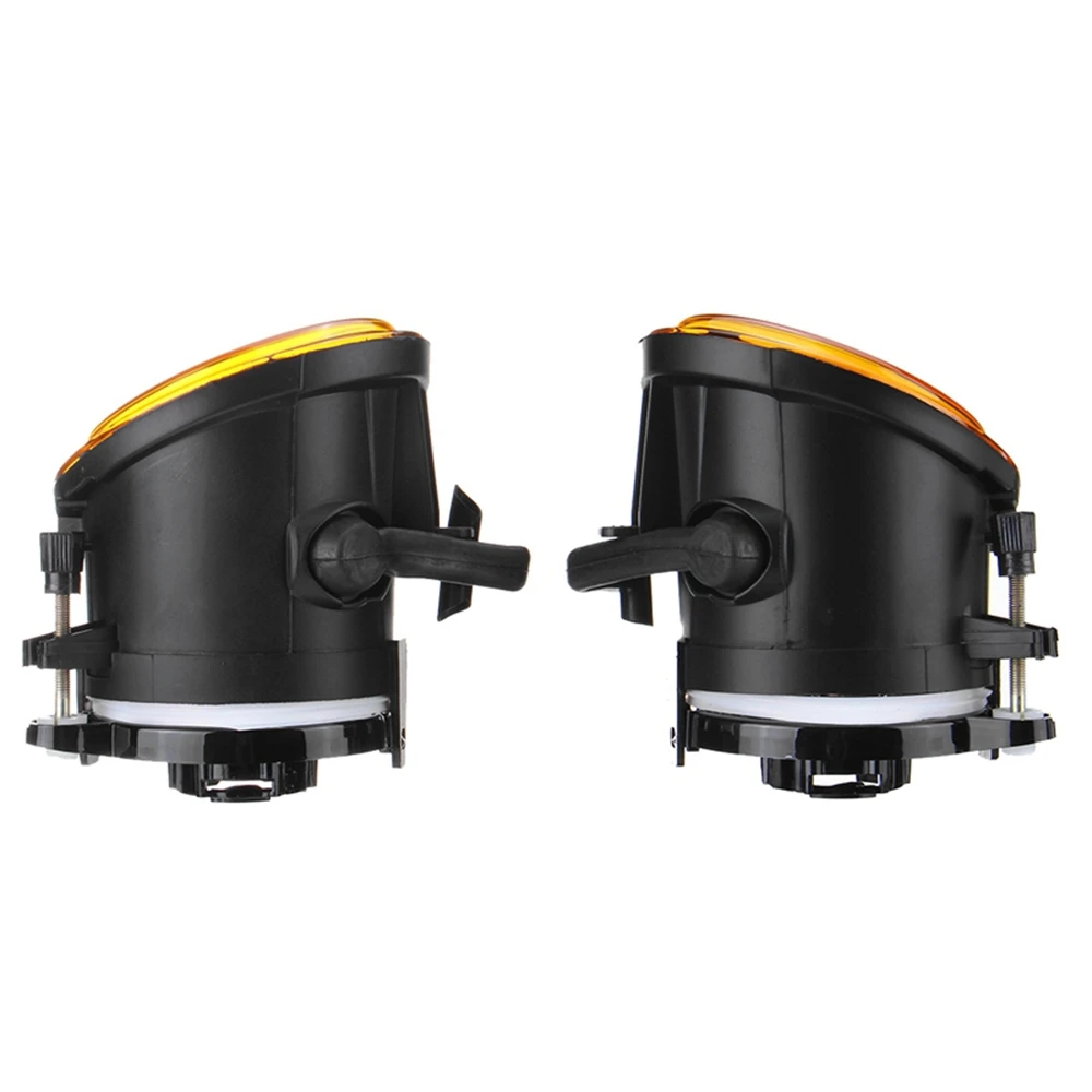 1Pair Car Front Bumper Fog Lights Driving Lamp Foglight Yellow Shell for-BMW E46 M3 Mtech II E39 M5 2001-2006