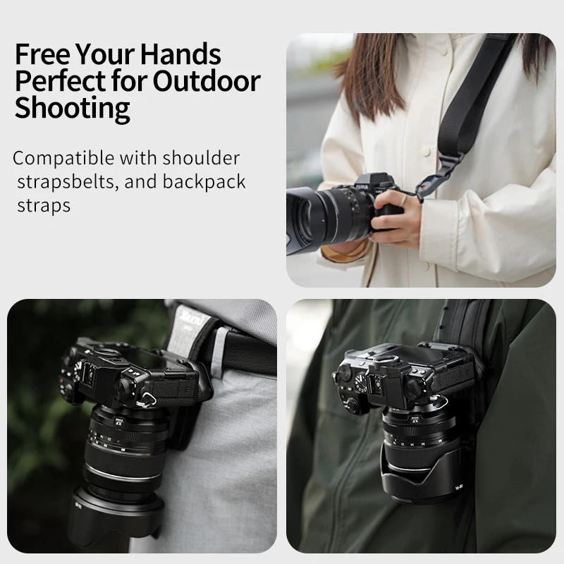 XILETU Cimapro حقيبة الظهر مشبك الكاميرا العالمي Arca السويسرية الإفراج السريع لوحة لكاميرا DSLR سوني نيكون خالية من المتاعب