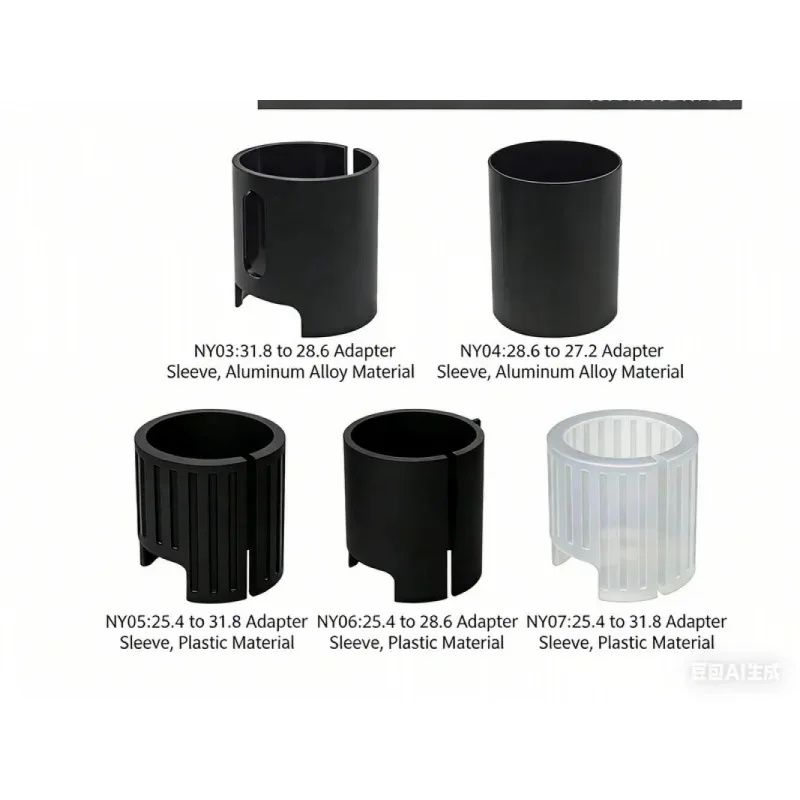Alloy Fork Threadless stem shim Adapters 1 1/4