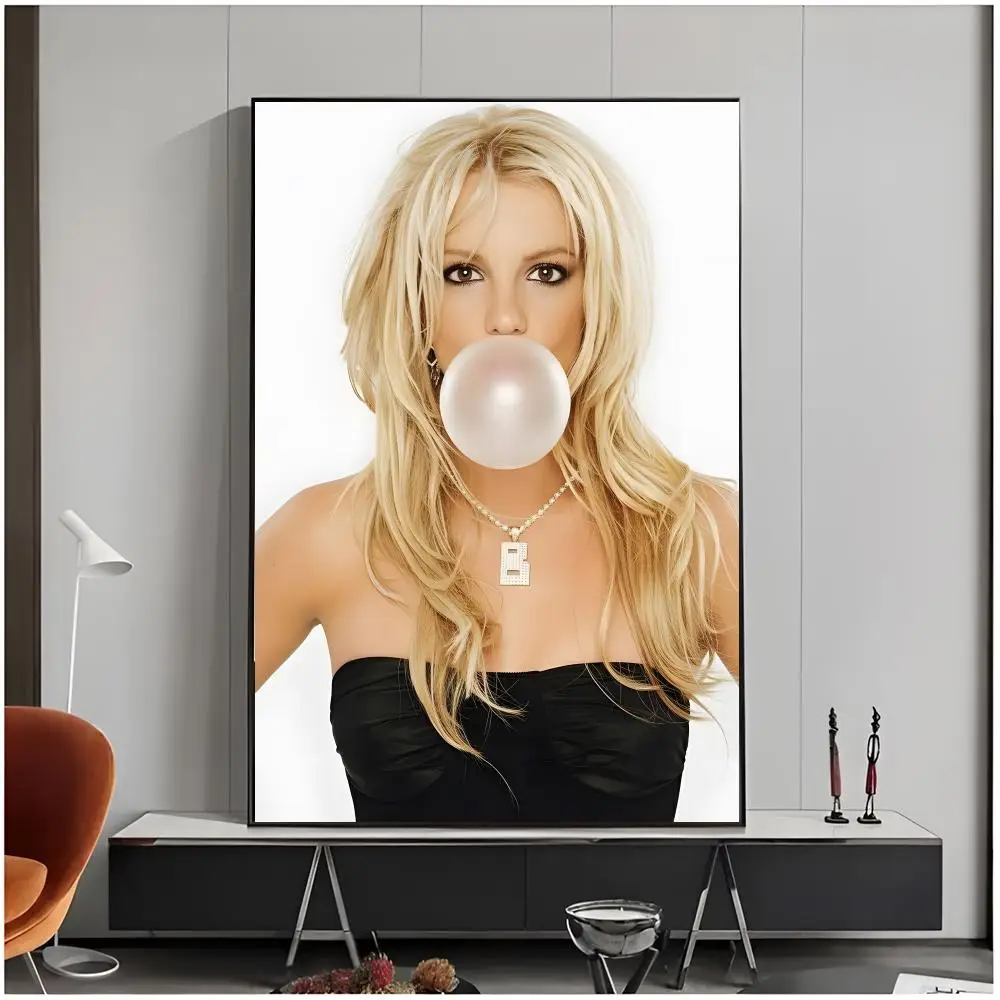 Iconic Pop Princess B-Britney Spears Poster Living Room Bedroom Decorative Print Unframed Decor