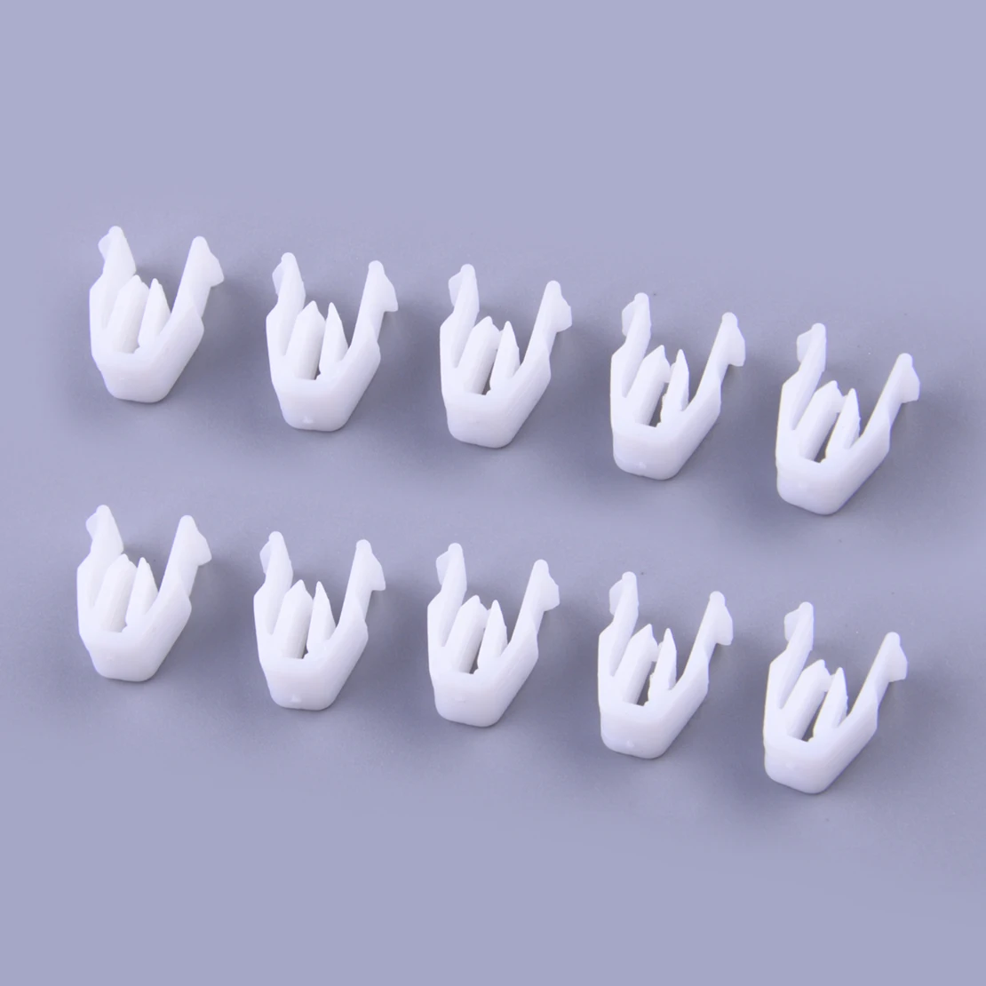 20pcs White Plastic Clips Interior Trim Retaining Clamp Fit for Fiat Suzuki Burgman 90467-10201 09409-08326 09409-08332