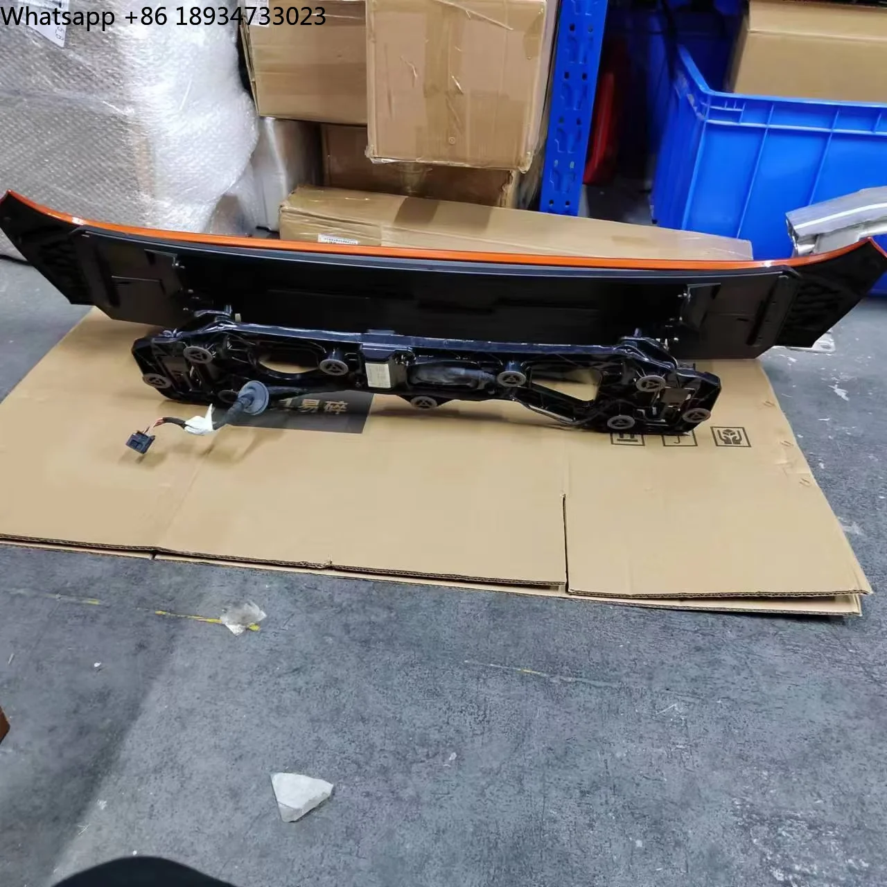 For Rapid Delivery Original Used 2018 971.1 porsche Panamera Accessories 971 Turbo Rear Spoiler