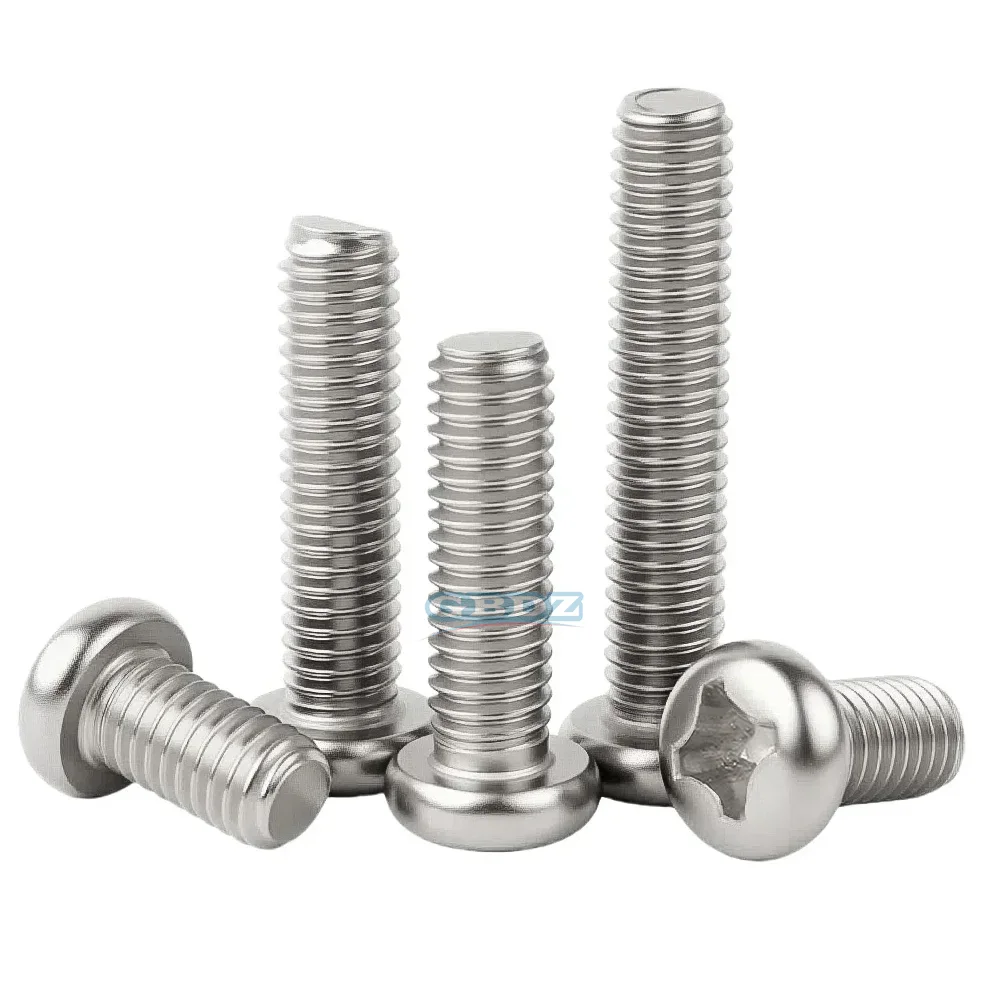 Vite a testa tonda a croce in acciaio inossidabile M6 304, resistente alla ruggine ad alta resistenza 2/5/10/20 pezzi, accessori hardware opzionali