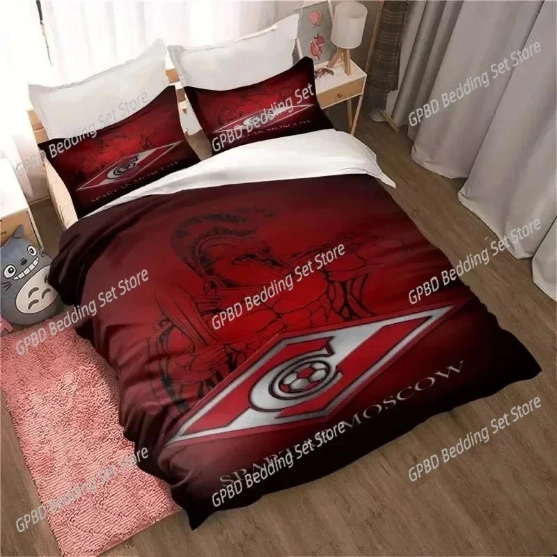 

Luxury New Spartak Moscow Comfortable Duvet Quilt Cover Pillowcase Bedding Set Children Bedroom Decoration Home Textile