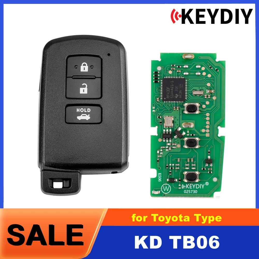 

1/2/5 шт. KEYDIY KD TB06 для универсального автомобильного смарт-ключа Toyota с транспондером 8А