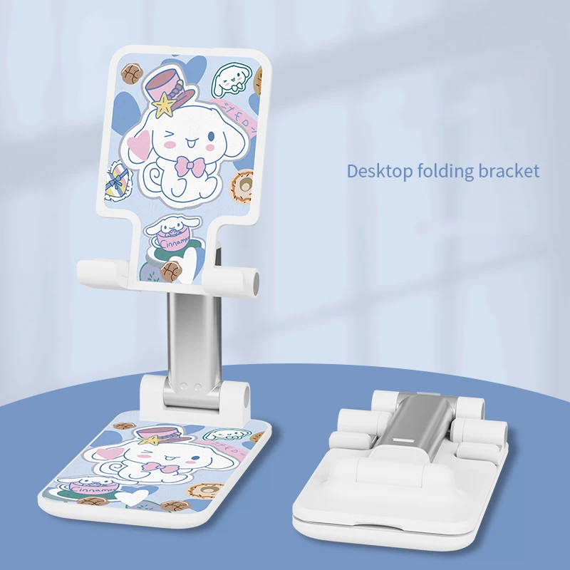 

Sanrio Cinnamoroll планшетофон для рабочего стола ленивая прикроватная универсальная стойка для поддержки телефона Складная и подъемная многофункциональная