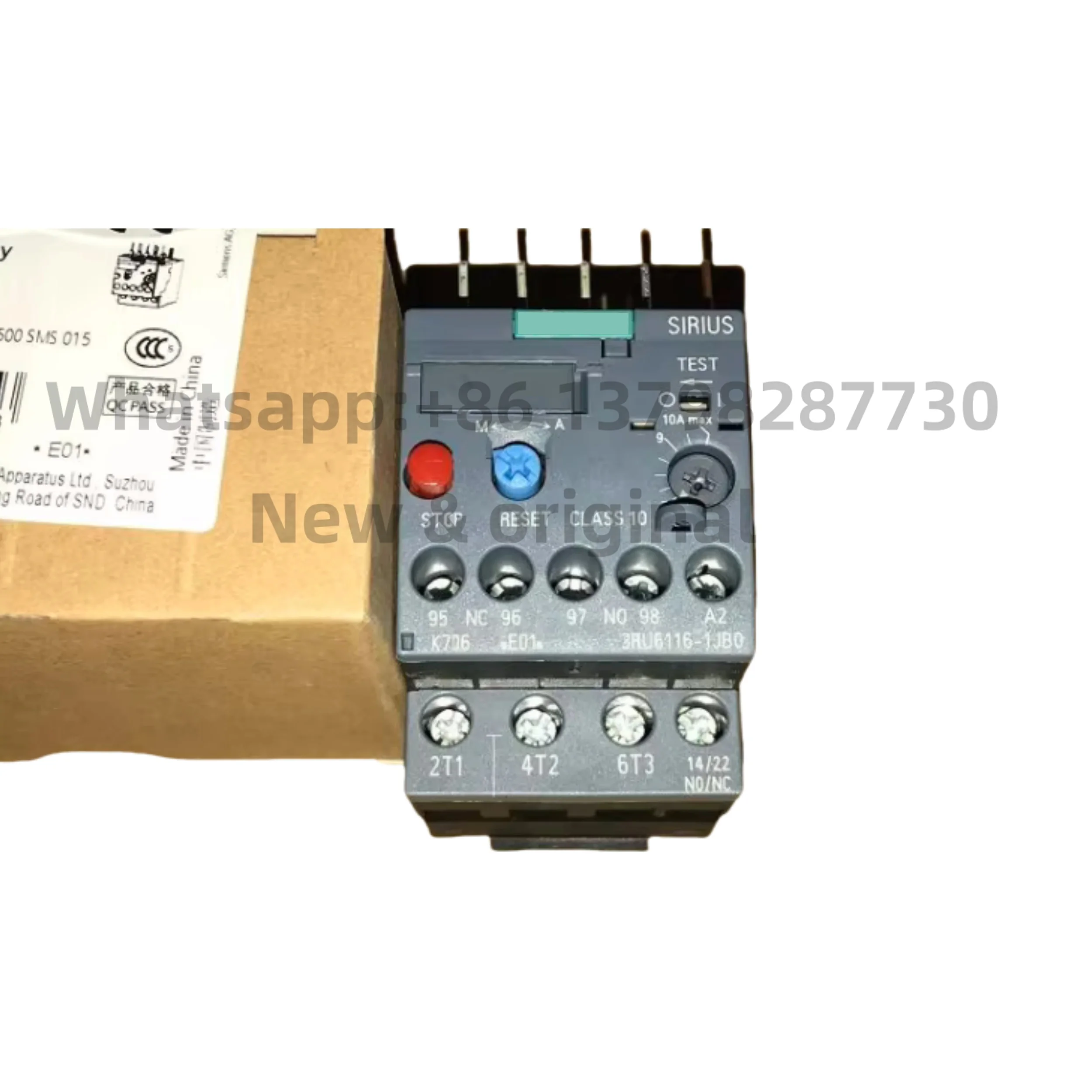 

Новое оригинальное горячее реле 3RU6116-1JB0 7-10A