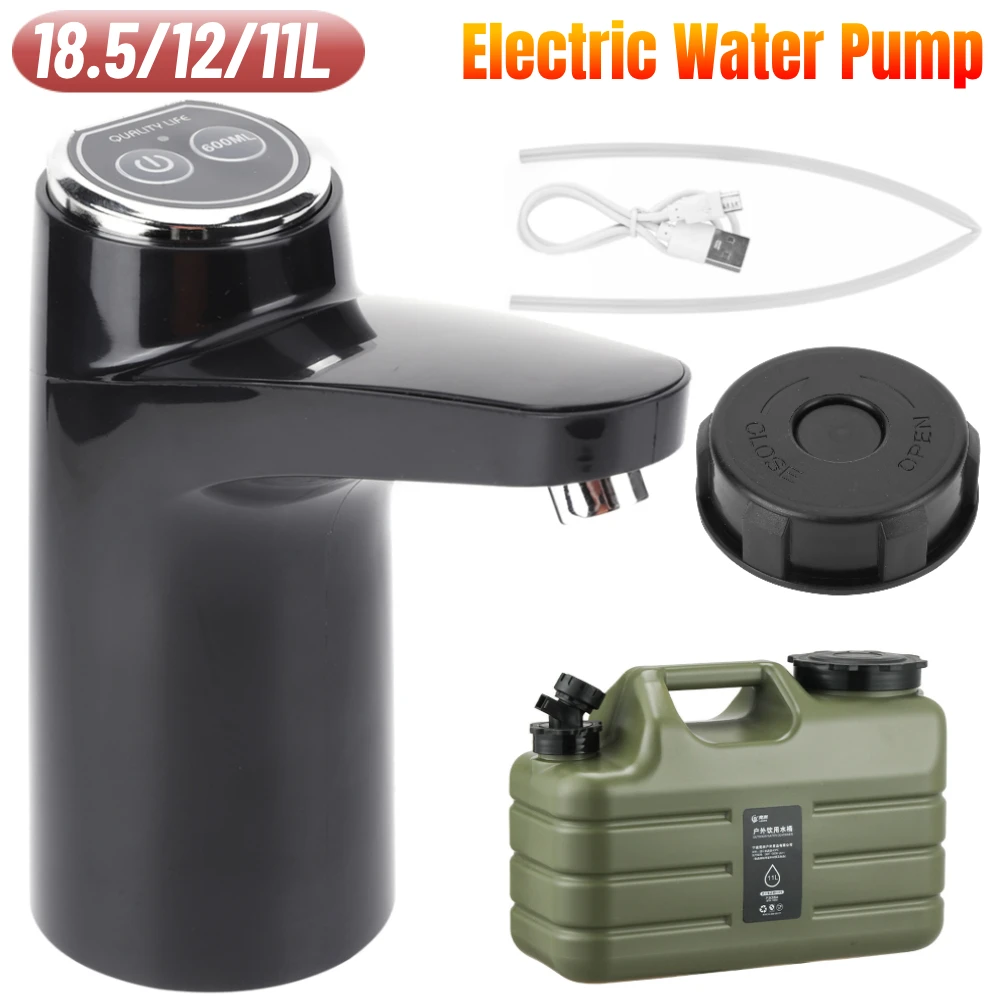 Electric Water Pump USB Rechargeable Portable Water Dispenser for Camping Portable Water Dispenser USB Rechargeable Wireless