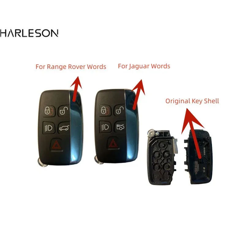 Original For Land Rover Range Rover Sport Evoque Discovery 4 for Jaguar Freelander XFL XE XJ Smart Remote OEM Key  Shell