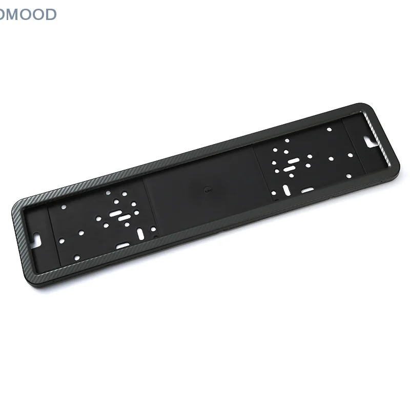 New Stainless Steel Carbon Fiber Car License Plate Frame Car Universal UK EU Euro European License Plate Holder Frame