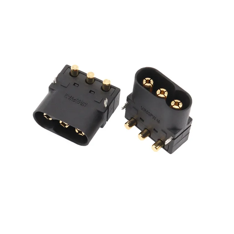 MR60PB Male Onboard Vertical Welded Plate MR60PW-M Horizontal Model Aircraft High Current Socket PCB Connector