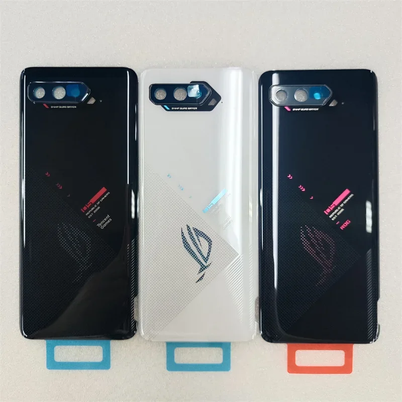Coque arrière en verre pour batterie Asus ROG Phone 5 5S ZS673KS ROG 5