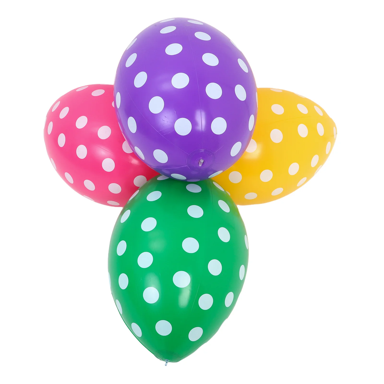 

4Pcs PVC Inflatable Easter Eggs Large Blow Up Decorations Vibrant Outdoor Indoor Use for Homes Schools Malls Festivals