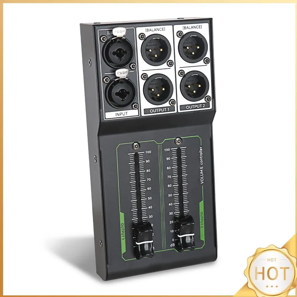 

Passive Volume Controller Passive Volume Control Precise Volume Adjustment Stereo Input and Output Without Power for Speakers