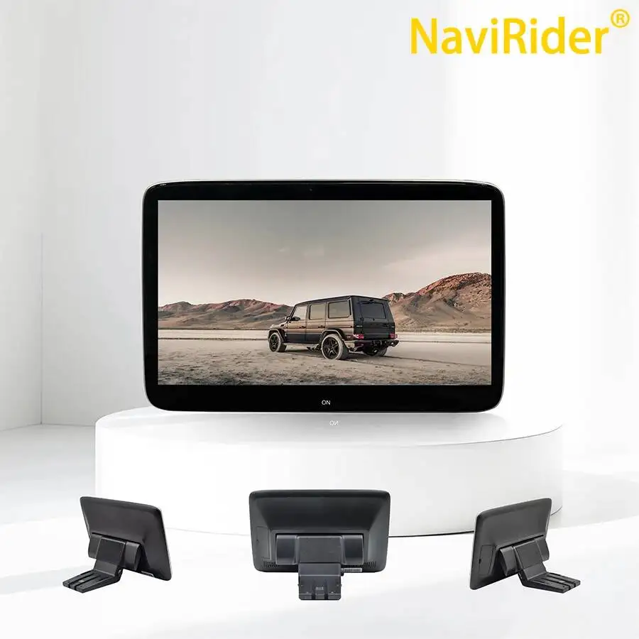 M Car Headrest Monitor For Mercedes-Benz GLS GLE G ML Older S E Class Android 4K HD Screen Rear Seat Entertainment Video Player