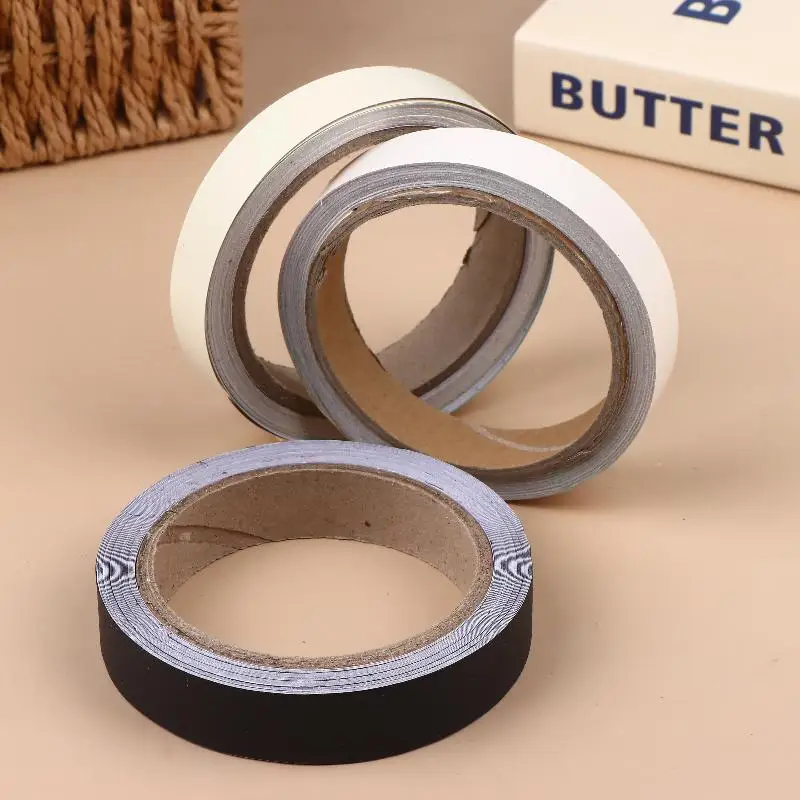 1 Roll 10m*2cm Preglued Edging PVC Edge Banding For Wood Kitchen Wardrobe Furniture Table Desk Board Edgeband Edger Glossy