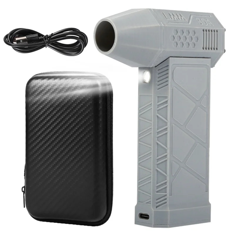 

GW- Fan 130000RPM Electric Air Duster Air Blower 52M/S Car Computer Cleaning Tool Withled Light Handheld Duct Fan