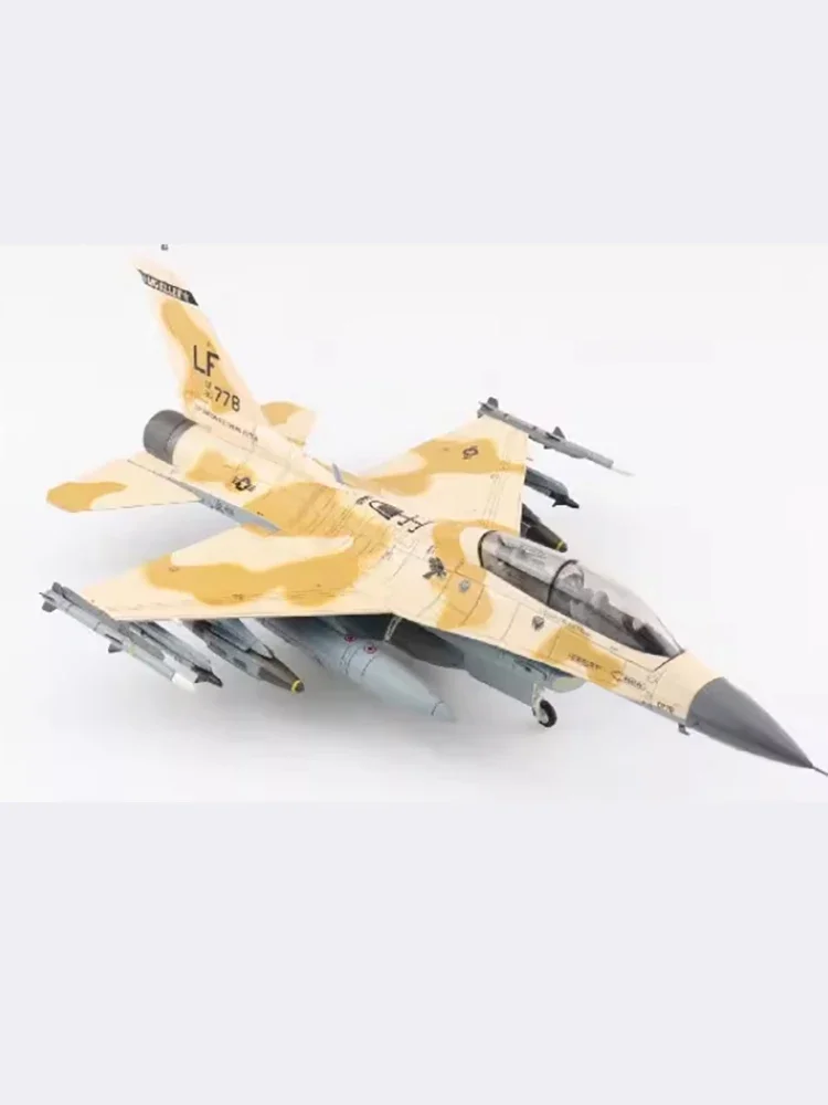 Diecast 1:72 Scale F-16D fighter Alloy Finished Aircraft Simulation Model Static Decoration Souvenir Gifts For Adult Boy