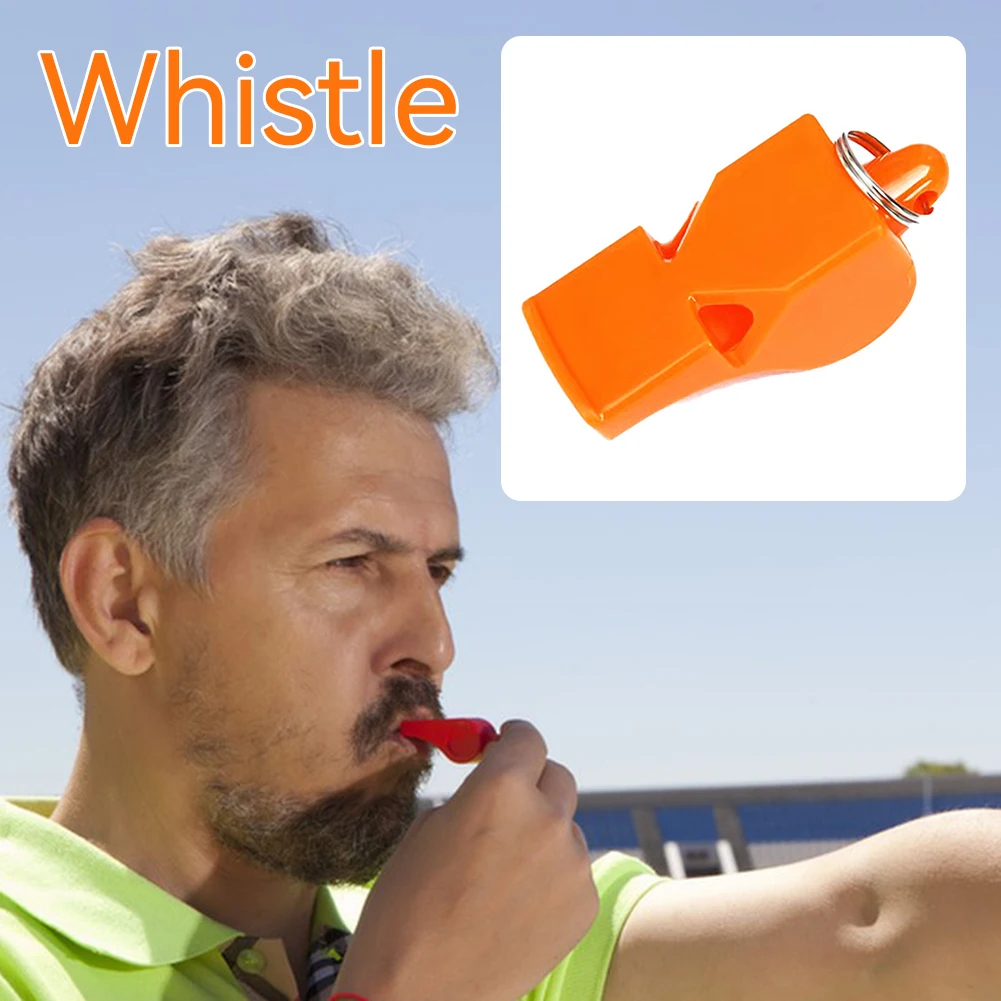 50pcs Safety Whistle Loud Sports Whistle Set Sports Competition High-Sound Referee-Whistle Emergency Tool For Coaches Referees