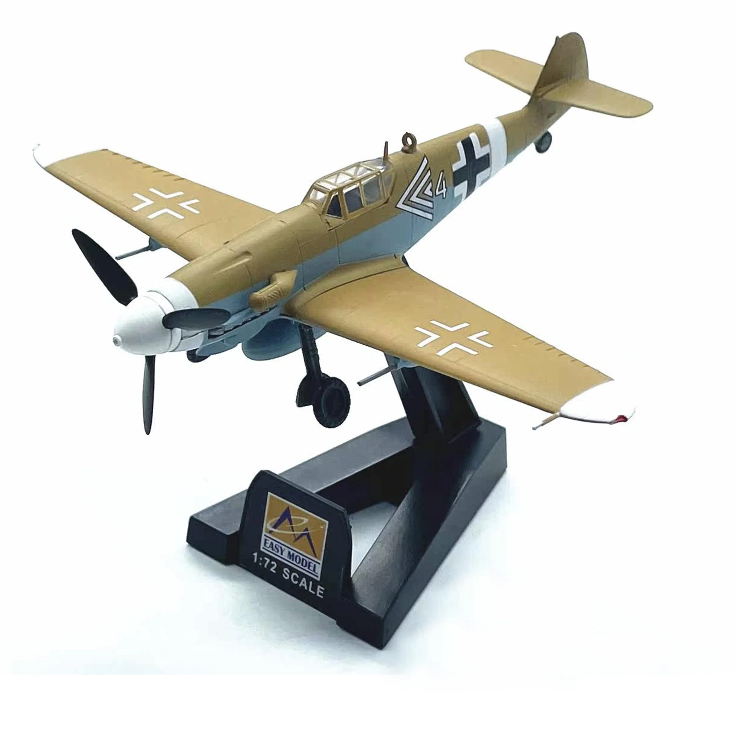 

Spot 37253 1:72 WW2 German BF109G-2 fighter model desert painted static finished model (out of print)