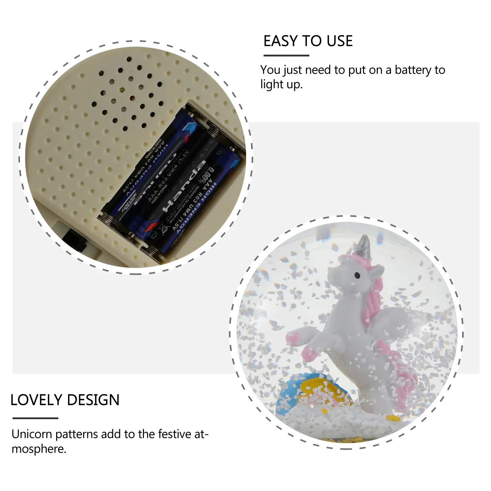 

1 pc Music Box Luminous Glass Night Light For Room Decoration Birthday Gift Glowing Ball Decorative Desktop