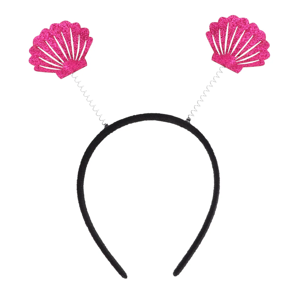 3Pcs Stylish Shell Headbands Premium Material Soft Lightweight Fun Happy Atmosphere Cosplay Festival Birthday Party Hair Hoops view 6