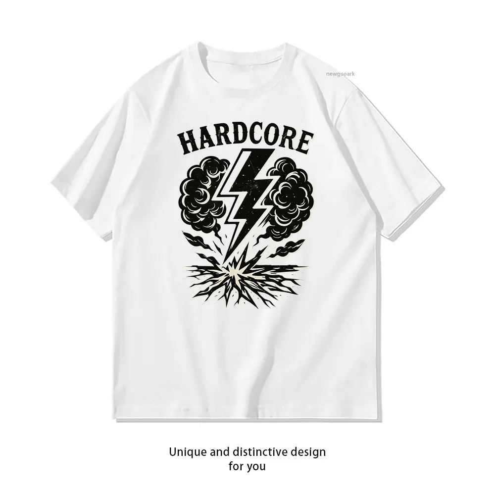 Raging Bolt T-Shirt Casual cotton graphic t shirts Creative streetwear Classic O-neck shirt