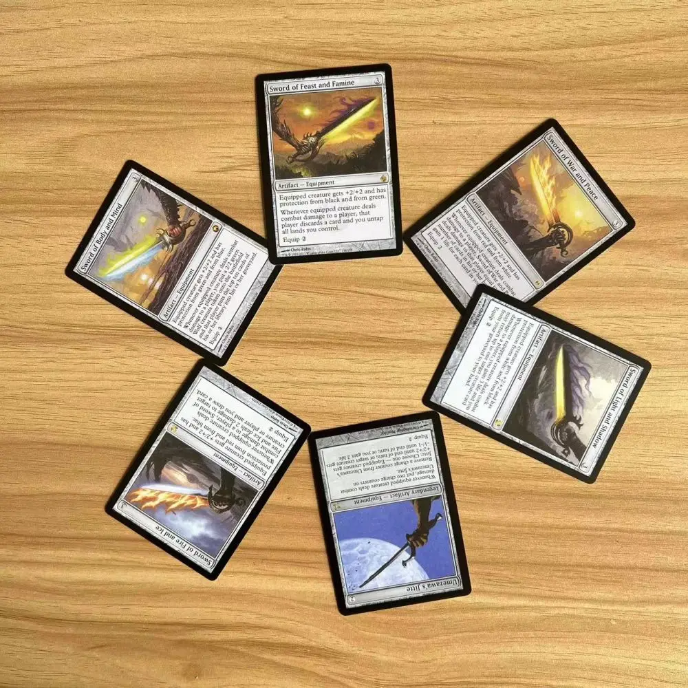 54 szt. Czarne Karty Magic The Gathering z Podwójnym Efektem P9 Dual Land Fetch Land Shock Lands - Karty Proxy