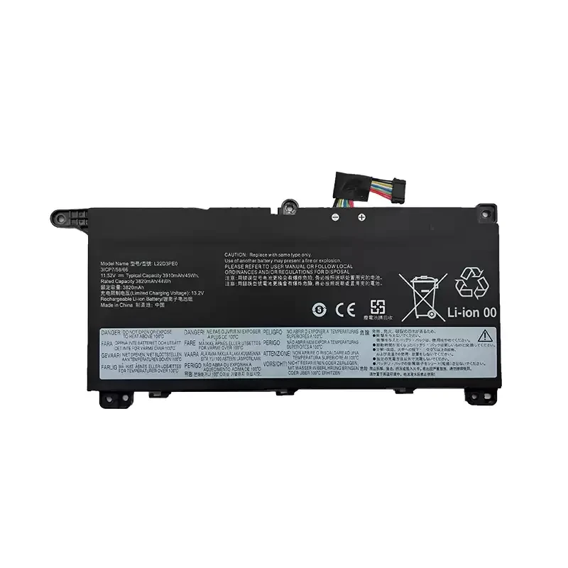

Аккумулятор для ноутбука Lenovo ThinkBook 14 G6 IRL L22D3PE0 L22M3PE0 11.52V 3910mAh 45Wh