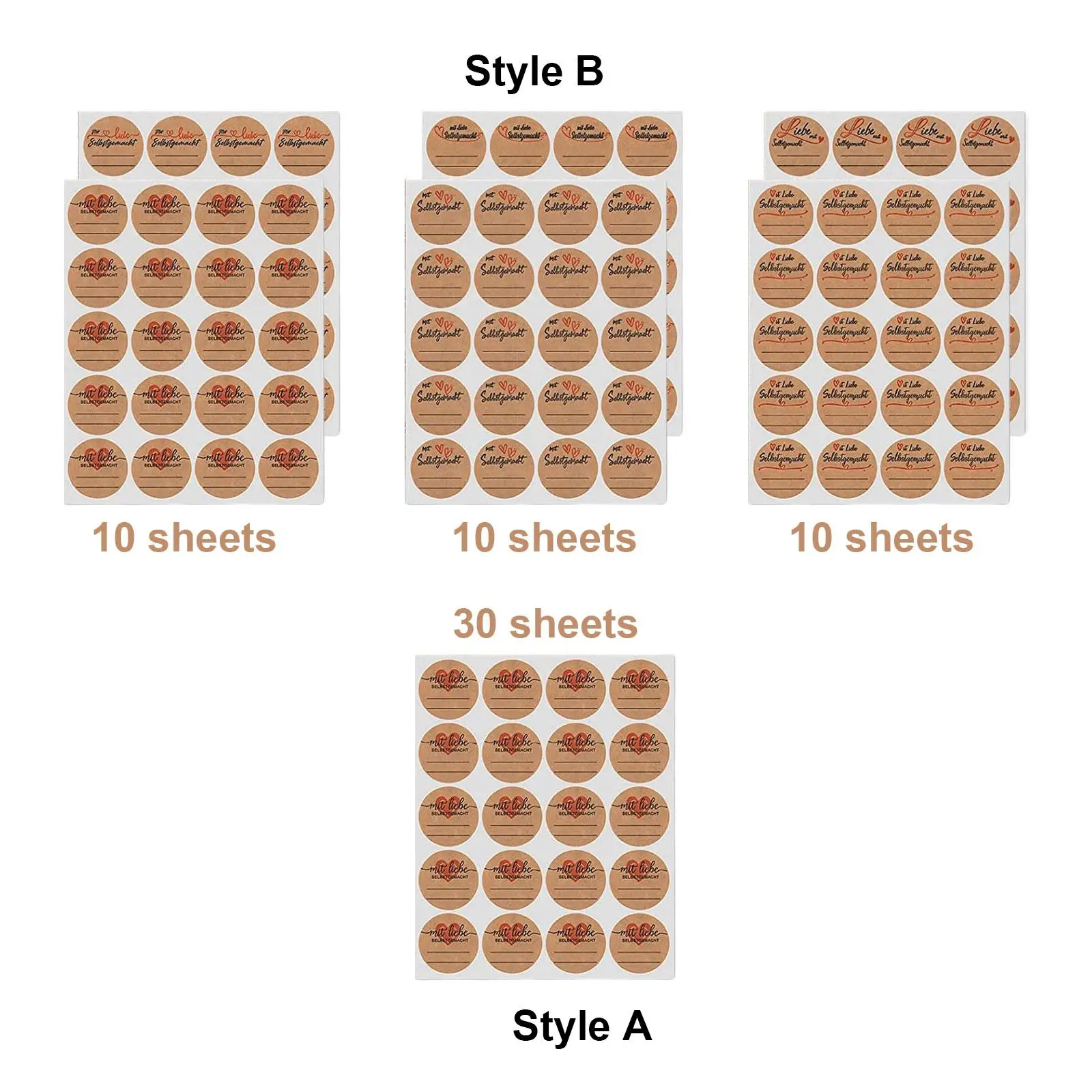 600 قطعة تسميات جرة تسميات الزخرفية هدية صندوق التسمية ملصق للحرف اليدوية العلامات الحاضر بطاقات عيد الحب بوتيكات سكرابوكينغ #1