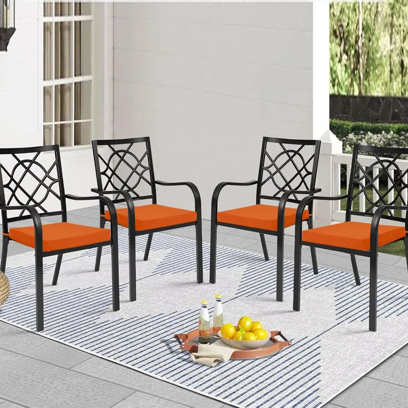 Outdoor stool, sofa sunscreen cushion, seat cushion, outdoor chair square cushion, waterproof high-density sponge seat cushion