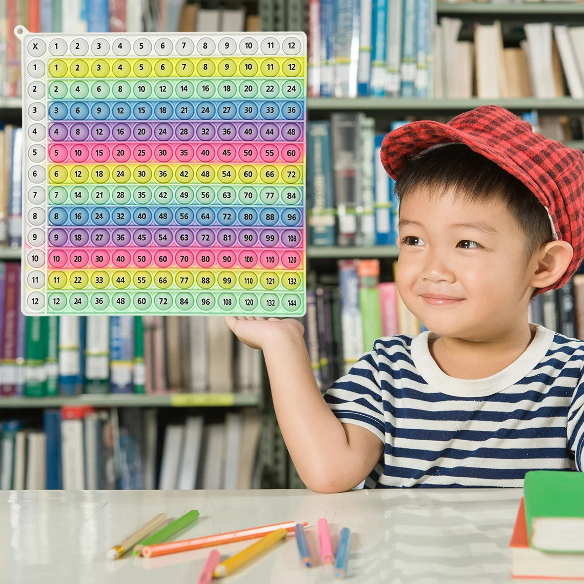 곱셈 연습 수학 12x12 곱셈표 학습 보드 게임 수학 교육 장난감 생일 크리스마스 선물