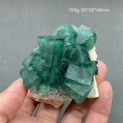 Natural crystals green fluorite Mineral specimen cluster Stones and Healing crystal