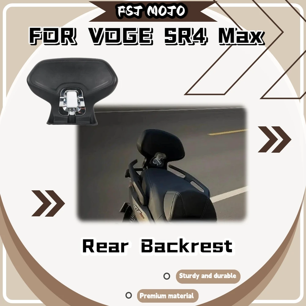 For VOGE SR4 Max Expanded Thick Back Support Pad Match Stock Frame Holes To Relieve Back Tension Of Two Travel Riders