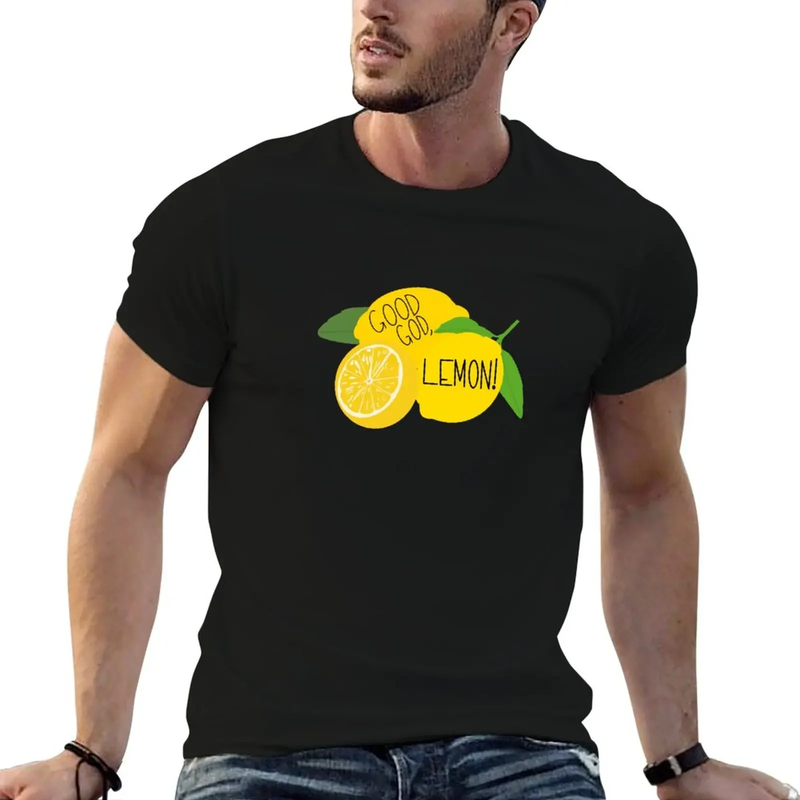 Good God, Lemon! - 30 Rock Fitted Scoop T-Shirt blue archive oversized summer clothes mens graphic t-shirts anime