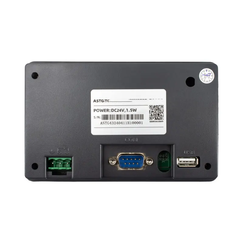 4.3-Inch HMI Touch Screen with RS232/RS485 ASTG Series Serial Display