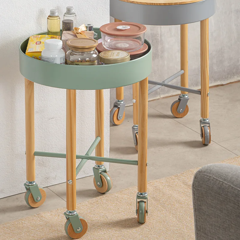 أريكة غرفة المعيشة، طاولة جانبية، زاوية، عدد قليل من غرف النوم المنزلية، أرفف بجانب السرير قابلة للإزالة، طاولة تخزين الوجبات الخفيفة في غرفة الإيجار #5