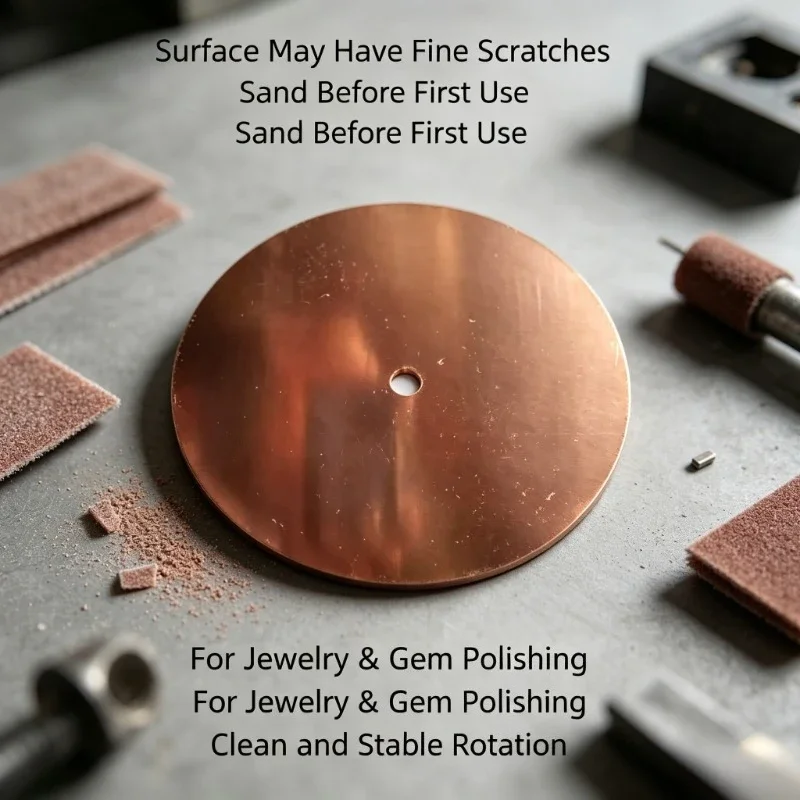 150mm 6 Inch Copper Laps Gems Polishing Copper Grinding Disc Stone Final Polish Disk 8 Inch 200mm