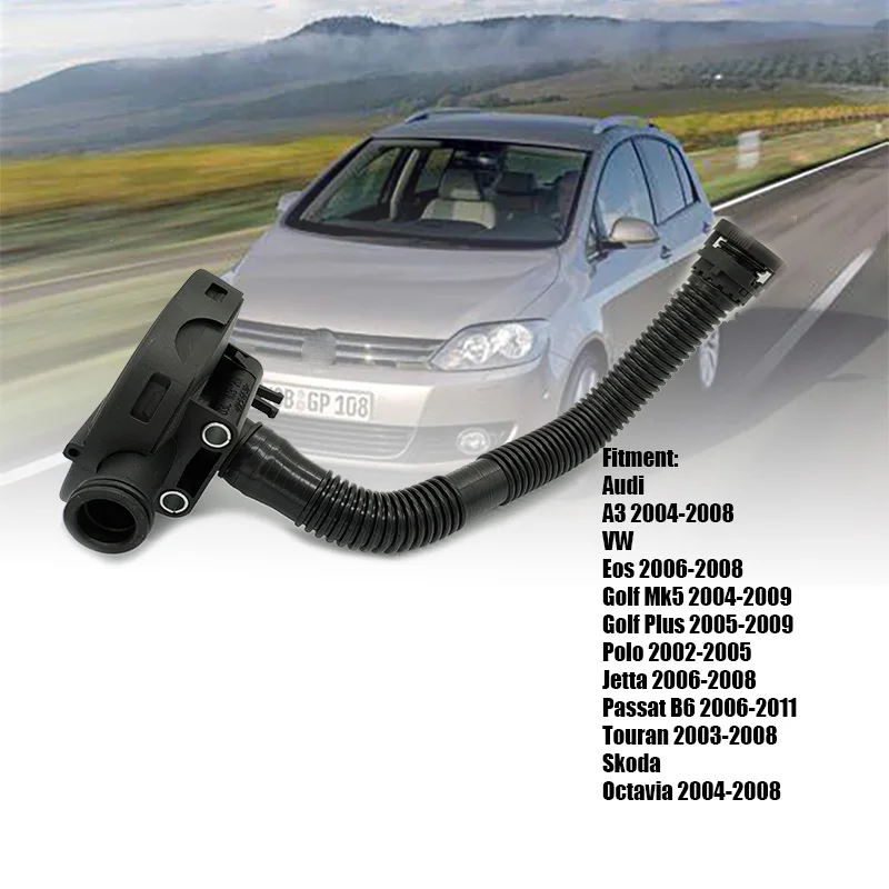 Dla VW Polo / Ibiza / Fabia 1.6 benzyna nadmiarowy ciśnienia odpowietrzający zawór PCV 03C103201K 03C103201E 03C 103 201 E