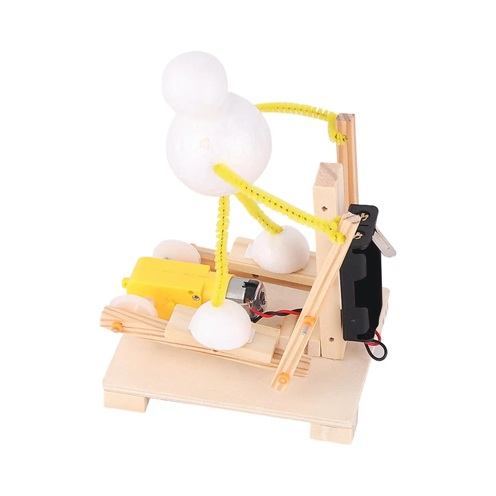 Wooden Elliptical Machine Running Self Assembly for Teaching Tool